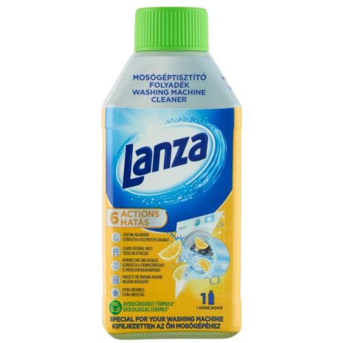 Lanza mosógép tisztító gél 250 ml Lemon