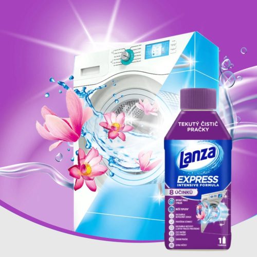 Lanza mosógép tisztító gél 250 ml Express