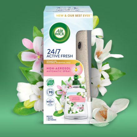 Air Wick készülék+ut. 228 ml Active Fresh Jasmine
