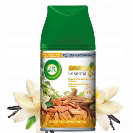 Air Wick készülék utántöltő 250 ml Freshmatic Sandalwood&Warm Vanilla