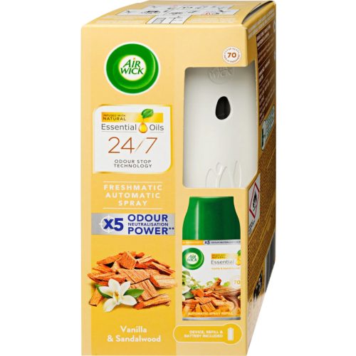 Air Wick készülék+ut.250 ml Freshmatic Vanilla&Sandalwood