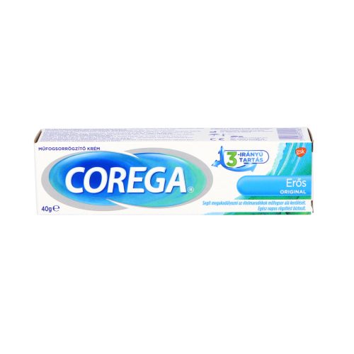Corega műfogsor ragasztó 40 g Extra Strong