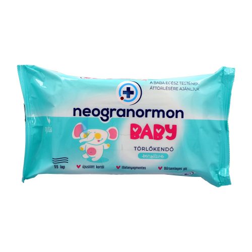 Neogranormon baba törlőkendő 55 db Sensitive