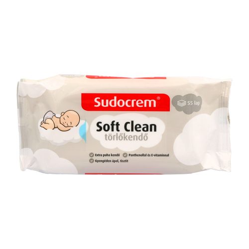 Sudocrem baba törlőkendő 55 db - Soft Clean