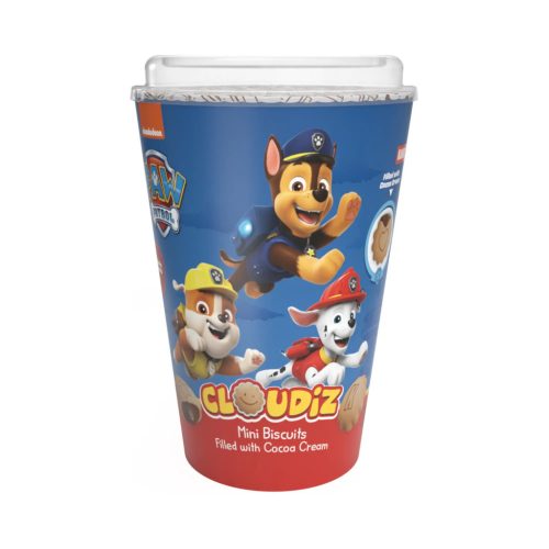   Cloudiz pohár mini keksz kakaókrémmel töltve 125g - Mancs Őrjárat