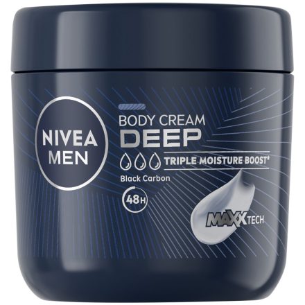 Nivea testápoló krém tégelyes férfi 400 ml Deep Impact