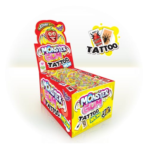 JOHNY BEE Monster Gum + Tattoo 5g (200 db/dp)