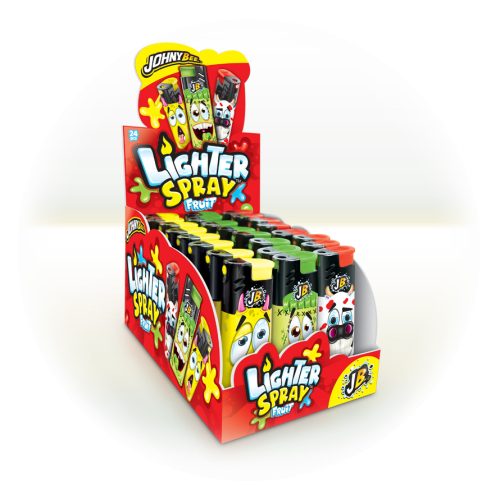 JOHNY BEE Lighter Spray 15ml (24 db/display, 288 db/#, 2592 db/sor)