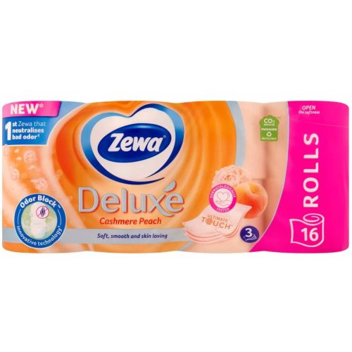 Zewa toalettpapír 3 rétegű 16 db Deluxe Cashmere Peach