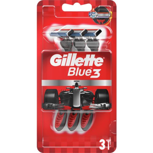Gillette eldobható borotva 3 db Blue 3 Nitro