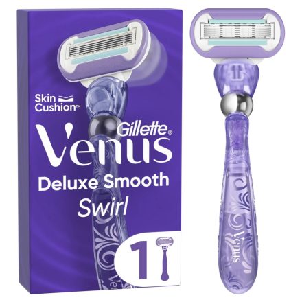 Gillette készülék+borotvabetét női Venus Deluxe Smooth Swirl Flexiball