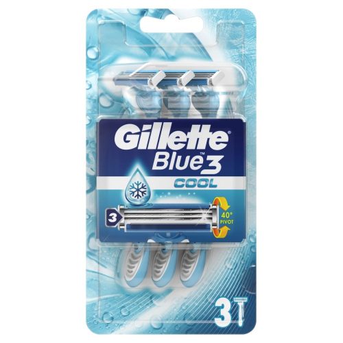 Gillette eldobható borotva 3 db Blue 3 Cool