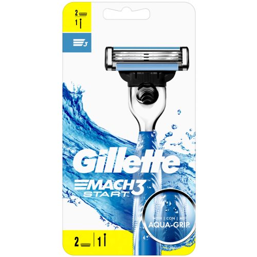 Gillette készülék+2 db borotvabetét Mach3/Mach3 Start