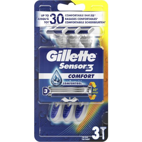 Gillette eldobható borotva 3x3 db Sensor 3 Comfort