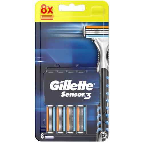 Gillette borotvabetét 8 db Sensor 3