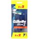 Gillette eldobható borotva 7 db Blue II Plus