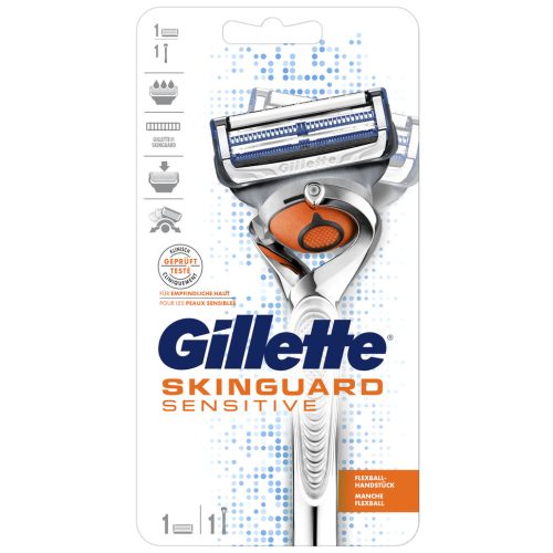Gillette készülék+borotvabetét Skinguard Sensitive
