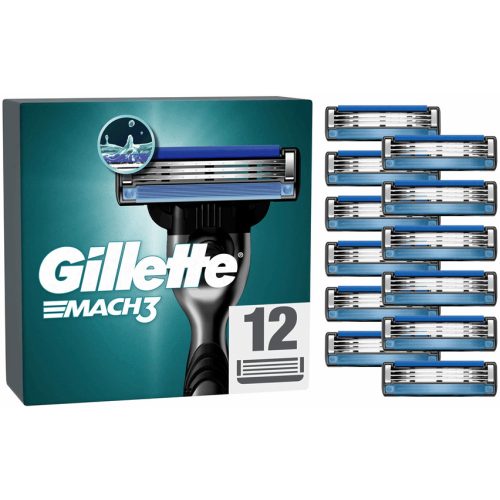 Gillette borotvabetét 12 db Mach3