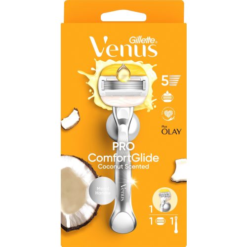 Gillette készülék+borotvabetét női Venus Comfortglide Coconut+Olay