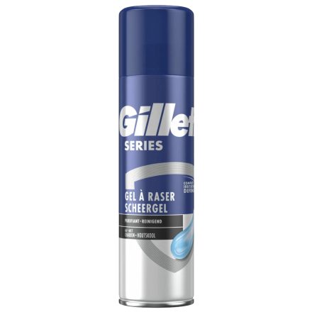 Gillette borotvagél 200 ml Series Cleansing Charcoal