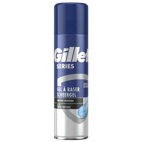Gillette borotvagél 200 ml Series Cleansing Charcoal