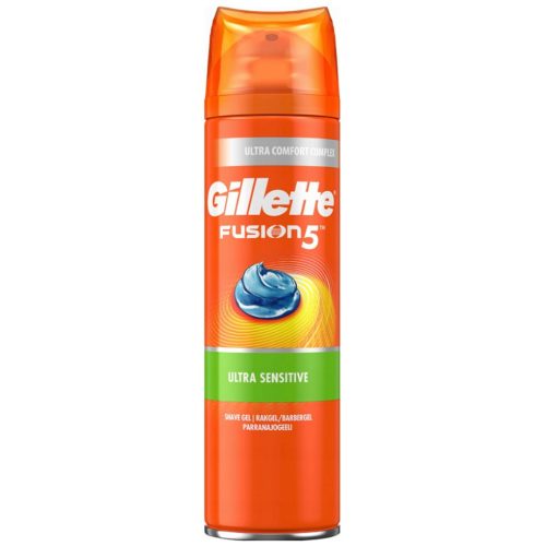 Gillette borotvagél 200 ml Fusion Sensitive with Almond Oil