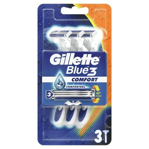 Gillette eldobható borotva 3 db Blue 3 Comfort