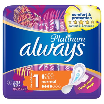 Always eü.betét 8 db Platinum Ultra Normal Size 1