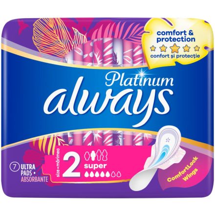 Always eü.betét 7 db Platinum Ultra Super Plus