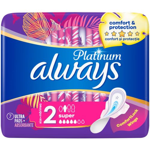 Always eü.betét 7 db Platinum Ultra Super Plus
