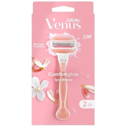 Gillette készülék+2 db borotvabetét női Venus Comfortglide SPA Breeze