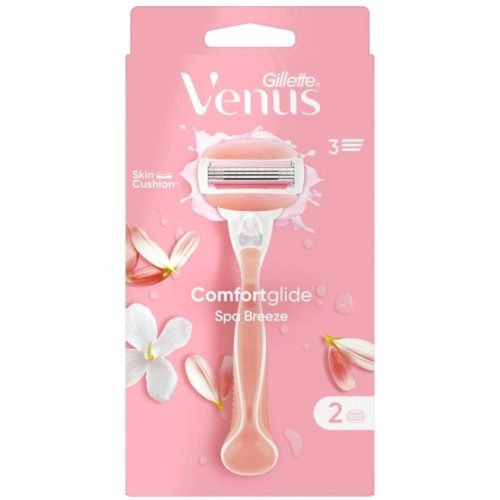 Gillette készülék+2 db borotvabetét női Venus Comfortglide SPA Breeze