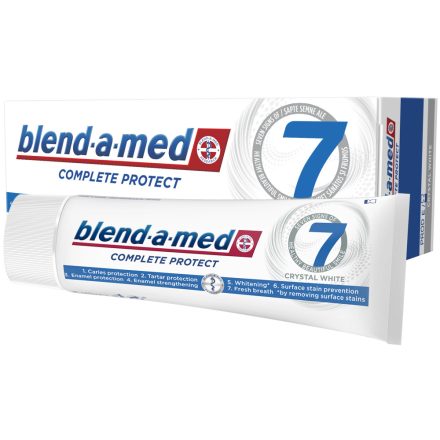 Blend A Med fogkrém 75 ml Complete Protect 7 Crystal White