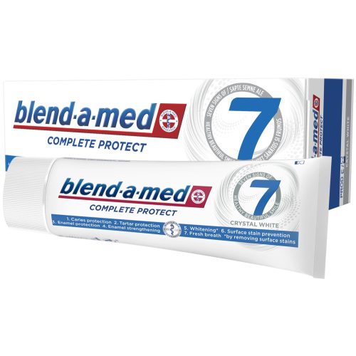 Blend A Med fogkrém 75 ml Complete Protect 7 Crystal White