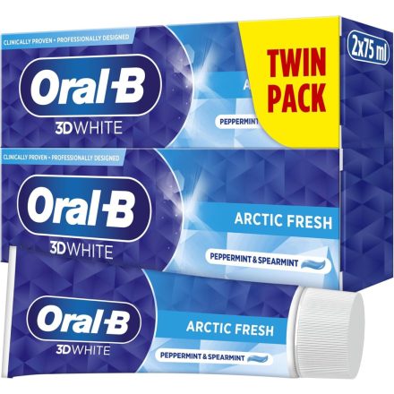 Oral-B fogkrém 2x75ml 3D White Artic Fresh