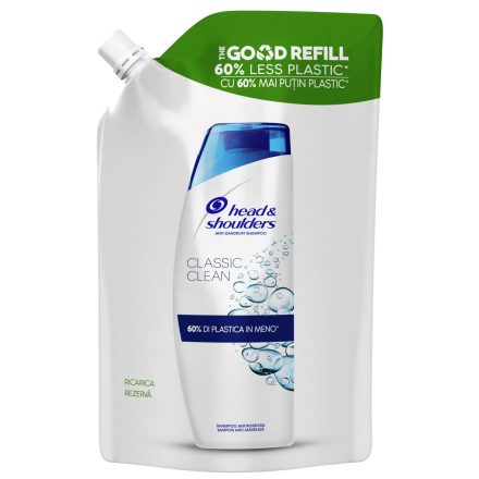 Head&Shoulders sampon utántöltő 480 ml Classic Clean