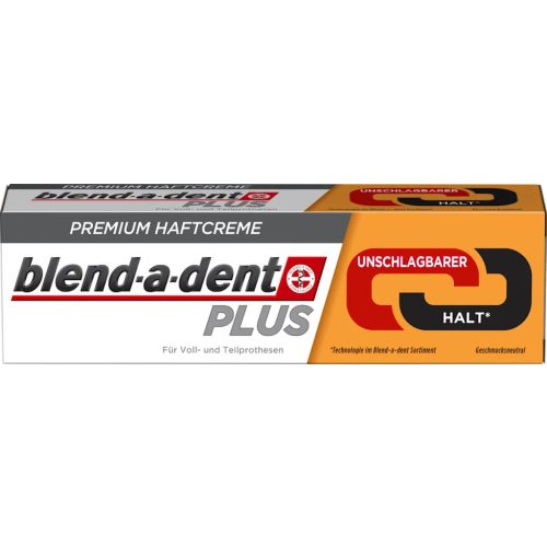 Blend A Dent műfogsorrögzítő krém 40 g Plus Premium Unschlagbarer/Dual Power