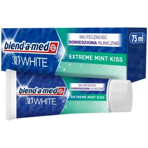 Blend A Med fogkrém 75 ml 3D White Extreme Mint Kiss