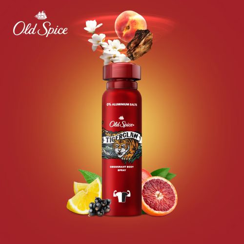 Old Spice dezodor 150 ml Tigerclaw 0% Aluminium