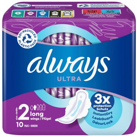 Always eü.betét 10 db Ultra Day Long Size 2