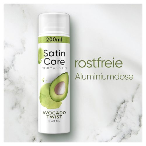 Gillette borotvagél női 200 ml Satin Care Avocado Twist