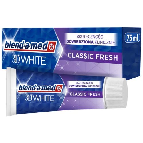 Blend A Med fogkrém 75 ml 3D White Classic Fresh
