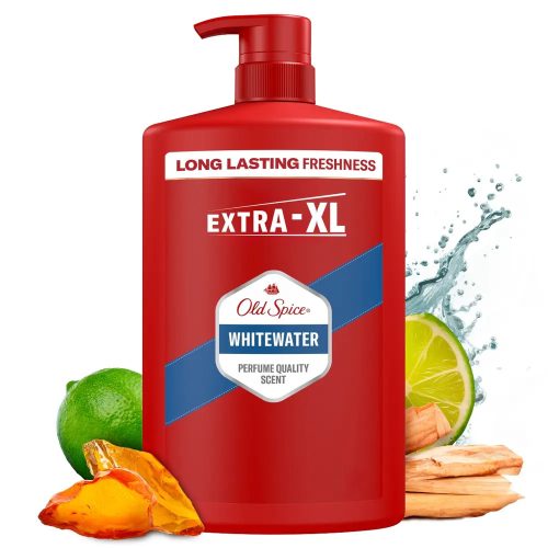 Old Spice tusfürdő pumpás 1 l Whitewater 3in1