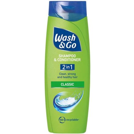 Wash&Go sampon 400 ml Classic 2in1