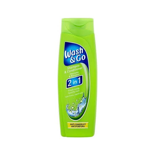 Wash&Go sampon 400 ml Anti dandruff 2in1