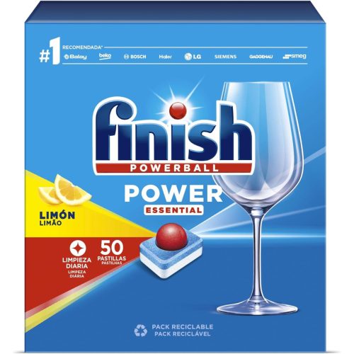 Finish mosogató tabletta 50 mosás 50 db Power Essential Lemon