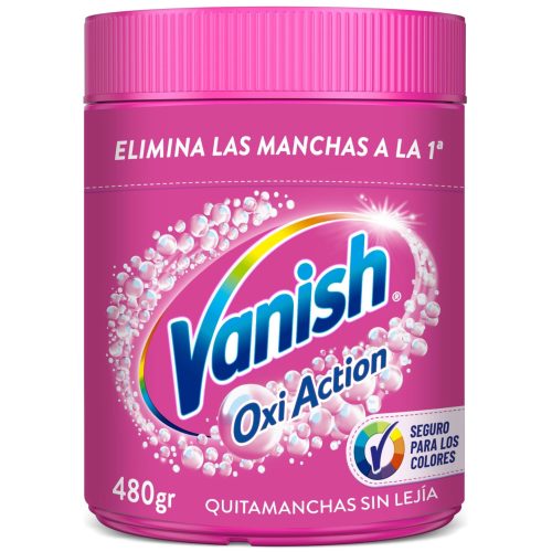 Vanish folttisztító por 480 g Oxi Action Pink