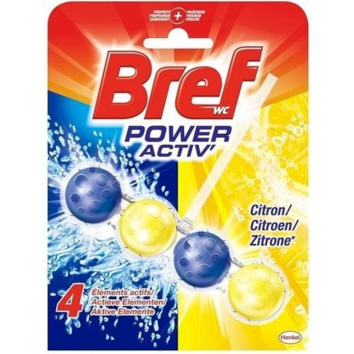 Bref wc illatosító 50 g Power Aktív Lemon