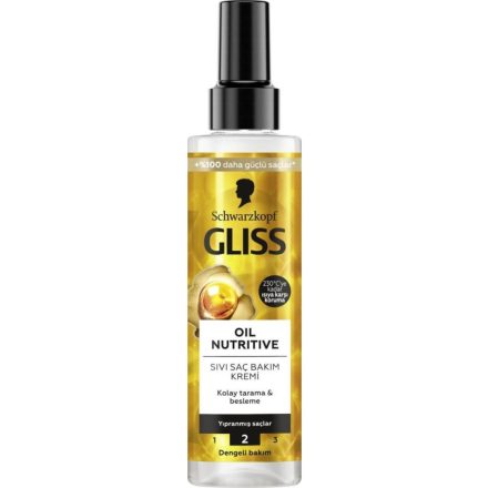 Gliss Kur hajápoló szérum pumpás 200 ml Oil Nutritive