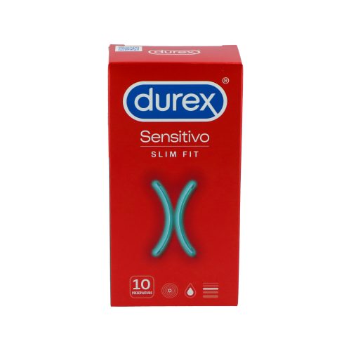 Durex óvszer 10 db - Sensitive Slim Fit